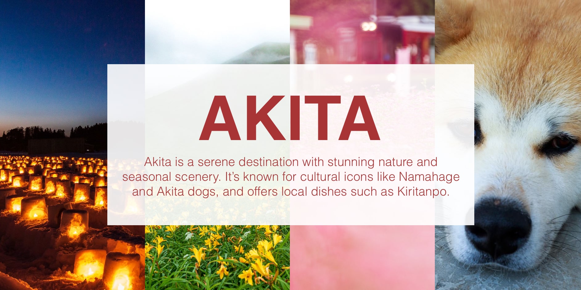 Scenery of Akita Prefecture