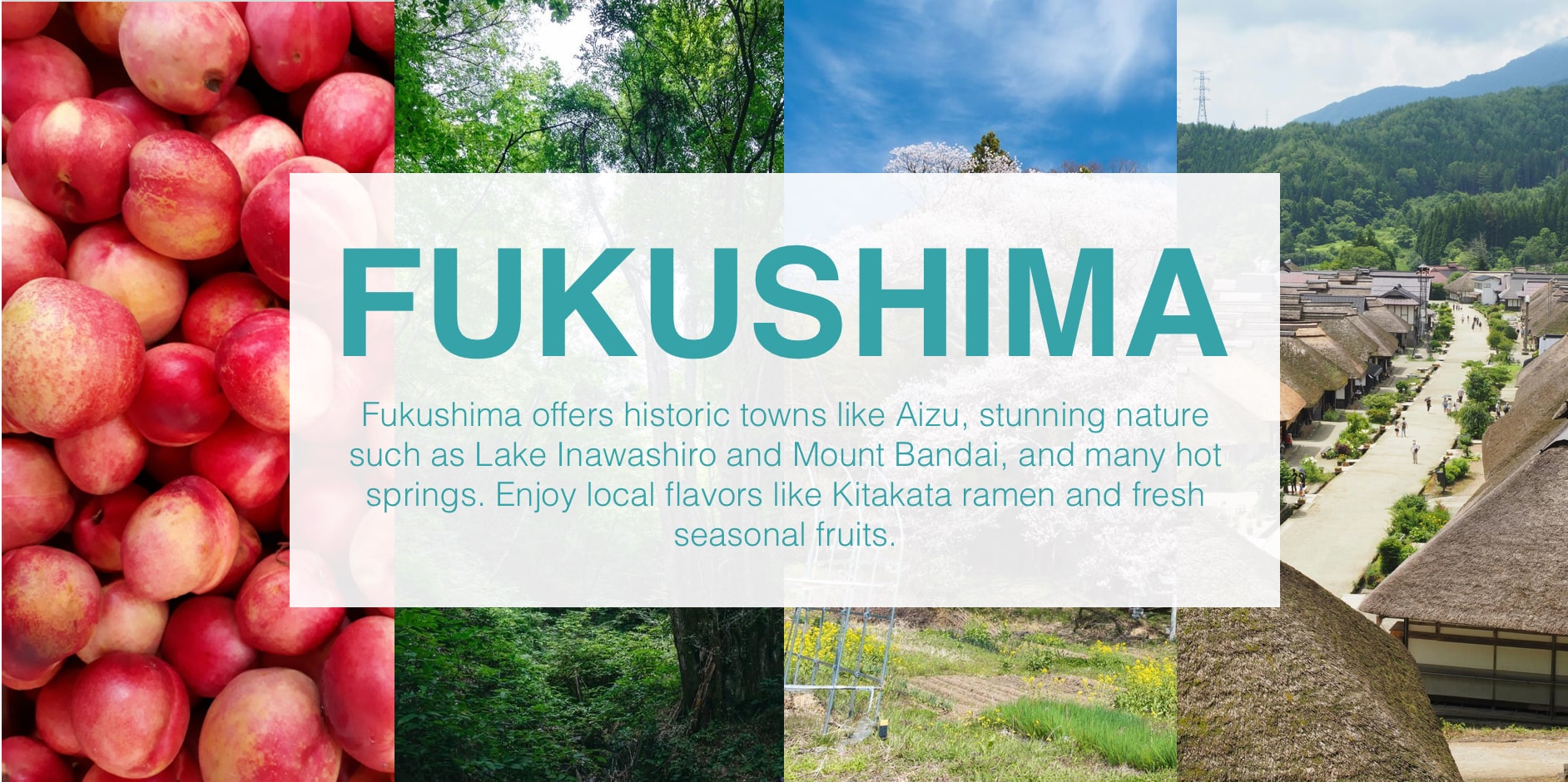 Scenery of Fukushima Prefecture