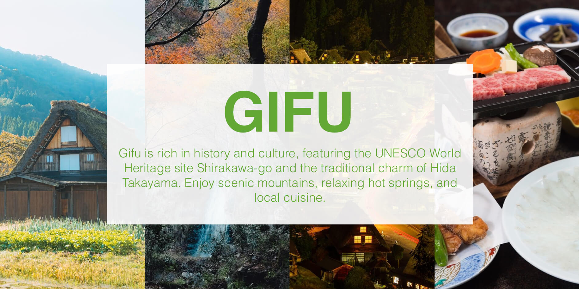 Scenery of Gifu Prefecture