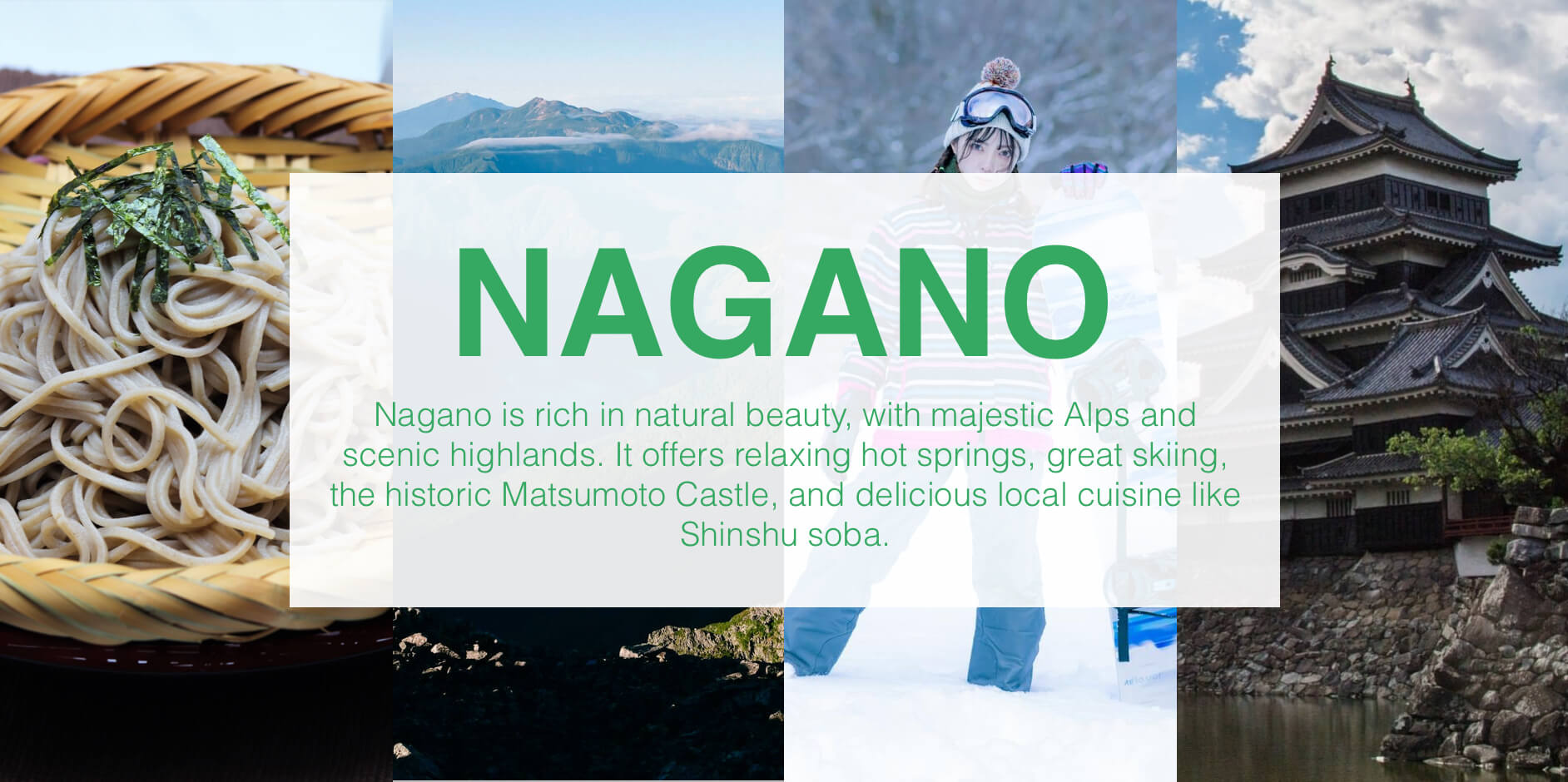 Scenery of Nagano Prefecture
