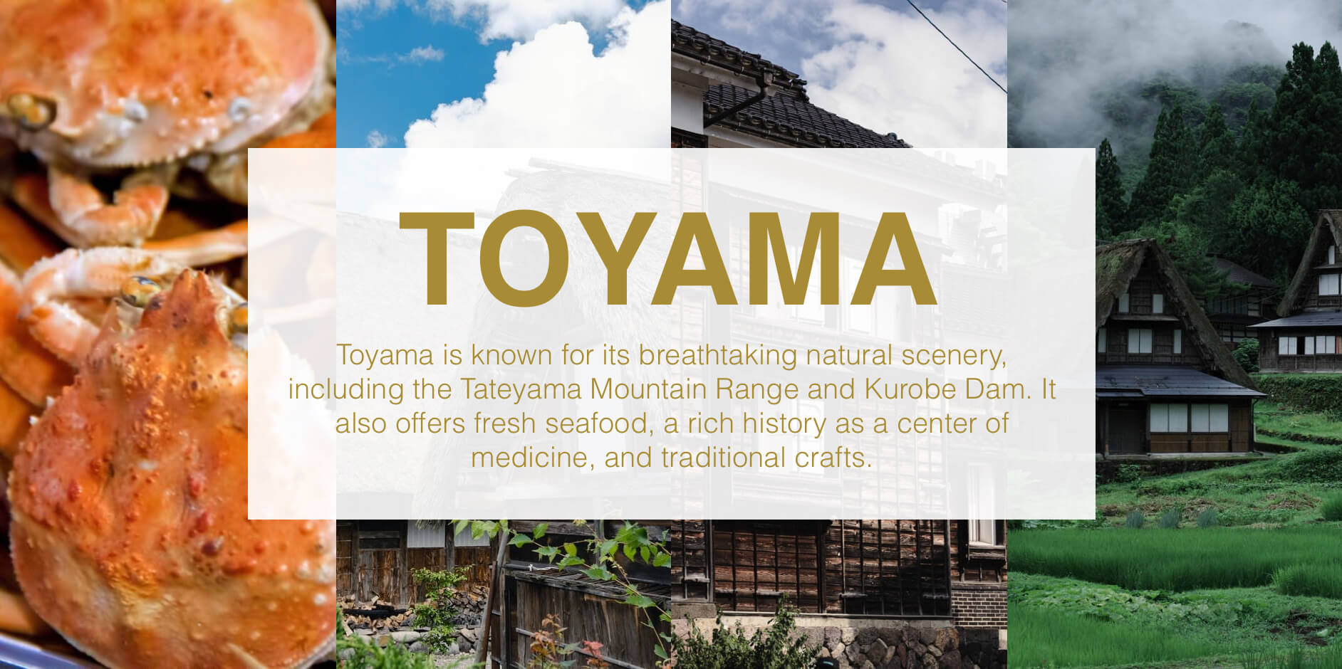 Scenery of Toyama Prefecture